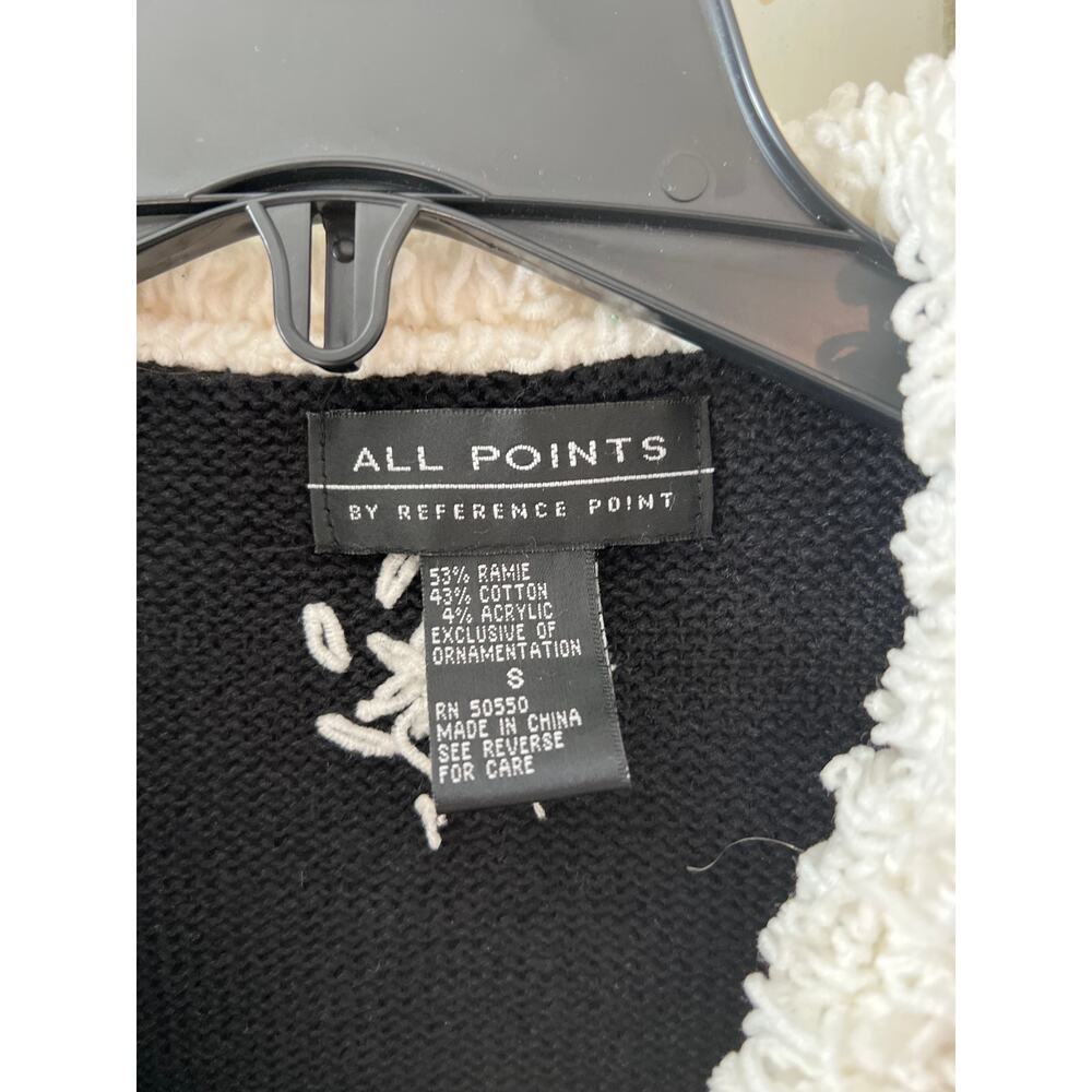 All Points By Reference Size Small Vintage Cardig… - image 3